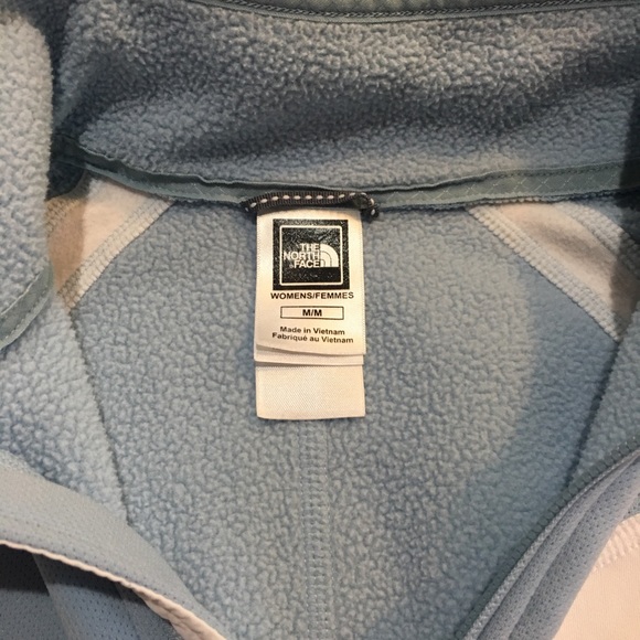 The North Face Light Blue Fleece Pullover Med - Picture 7 of 7